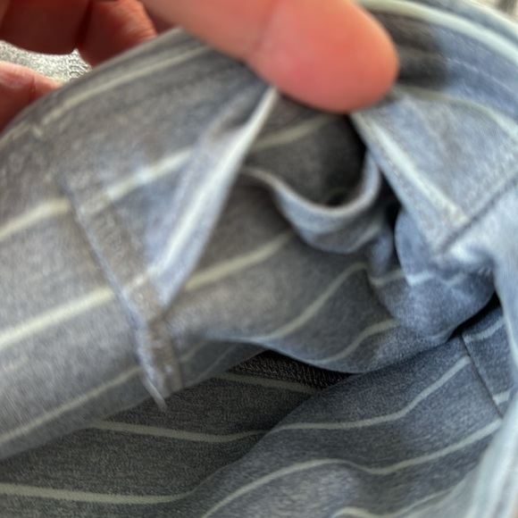 Athleta Stripe Salutation 7/8 Tight Heather Gray - Picture 10 of 12